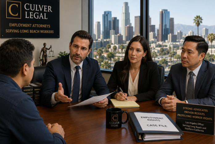 Culver Legal employment attorneys at their Los Angeles office serving Long Beach workers