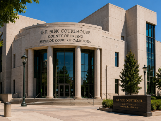 B.F. Sisk Courthouse in Fresno where employment law cases are filed