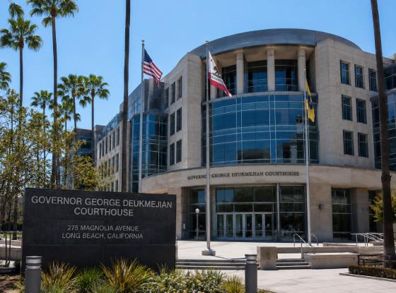 Governor George Deukmejian Courthouse Long Beach California where wrongful death cases are filed