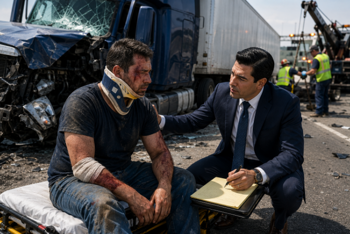 Serious truck accident injuries in Bakersfield requiring legal representation from Culver Legal