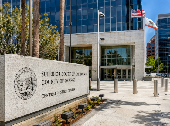 Orange County Superior Court Central Justice Center in Santa Ana California