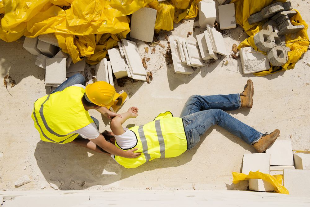 Industrial worksite in Huntington Park California where work accidents occur