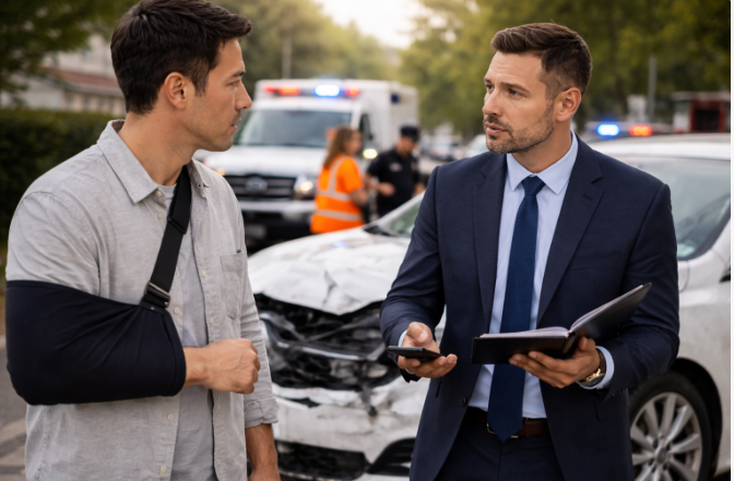 Culver Legal attorneys reviewing a San Francisco car accident claim file