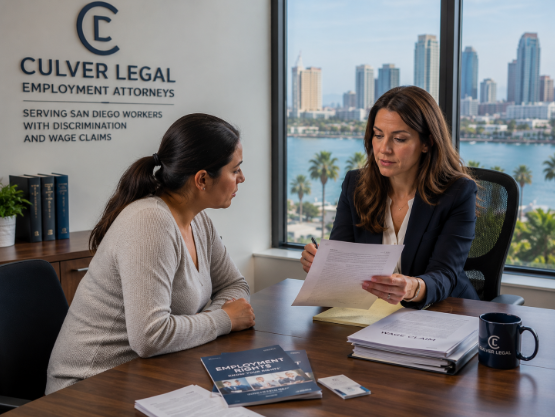 Culver Legal employment attorneys serving San Diego workers with discrimination and wage claims