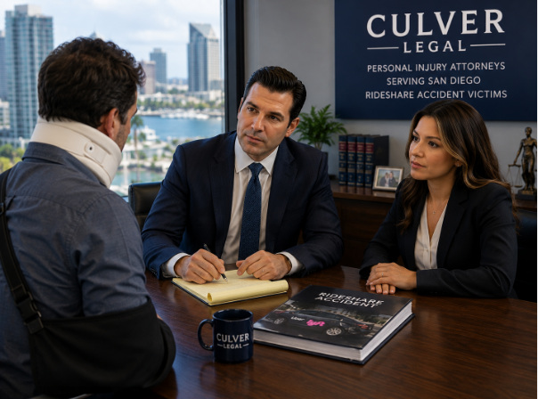 Culver Legal personal injury attorneys serving San Diego rideshare accident victims