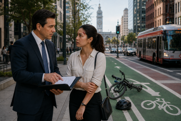 Culver Legal personal injury attorneys representing San Francisco bicycle accident victims