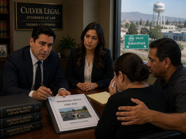 Fresno rideshare accident lawyer reviewing insurance coverage tiers with injured client