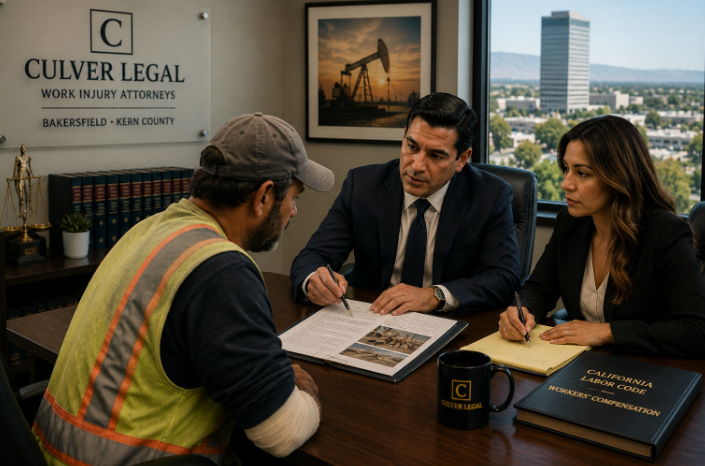 Culver Legal attorneys representing injured workers in Bakersfield and Kern County