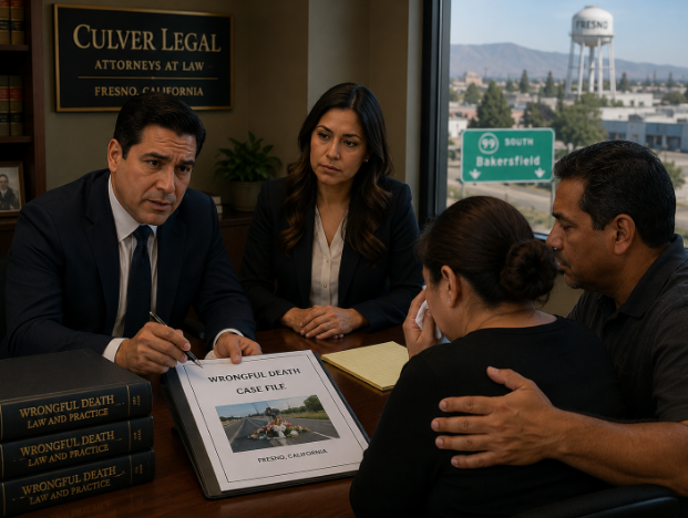 Culver Legal attorneys representing Fresno wrongful death clients