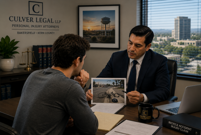 Culver Legal personal injury attorneys serving Bakersfield bicycle accident victims